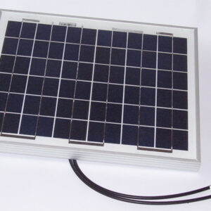 12V, 10W Solar Panel – Embedded Battery Charger