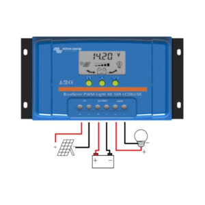 BlueSolar PWM Charge Controller-LCD&USB 12/24V-30A
