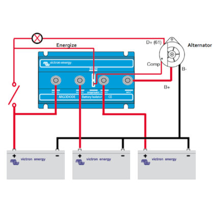 Argo Diode Battery Isolator 140-3AC