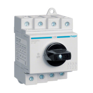 Hager SB432PV 4 Pole PV Isolation Switch 32A DC