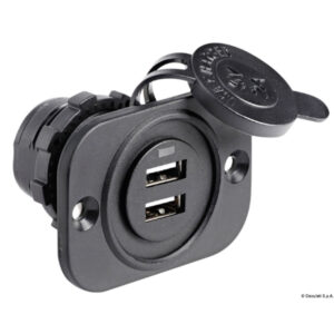 Osculati Double USB Socket 12/24V